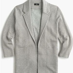 J crew 365 sparkly Sophie open sweater blazer new